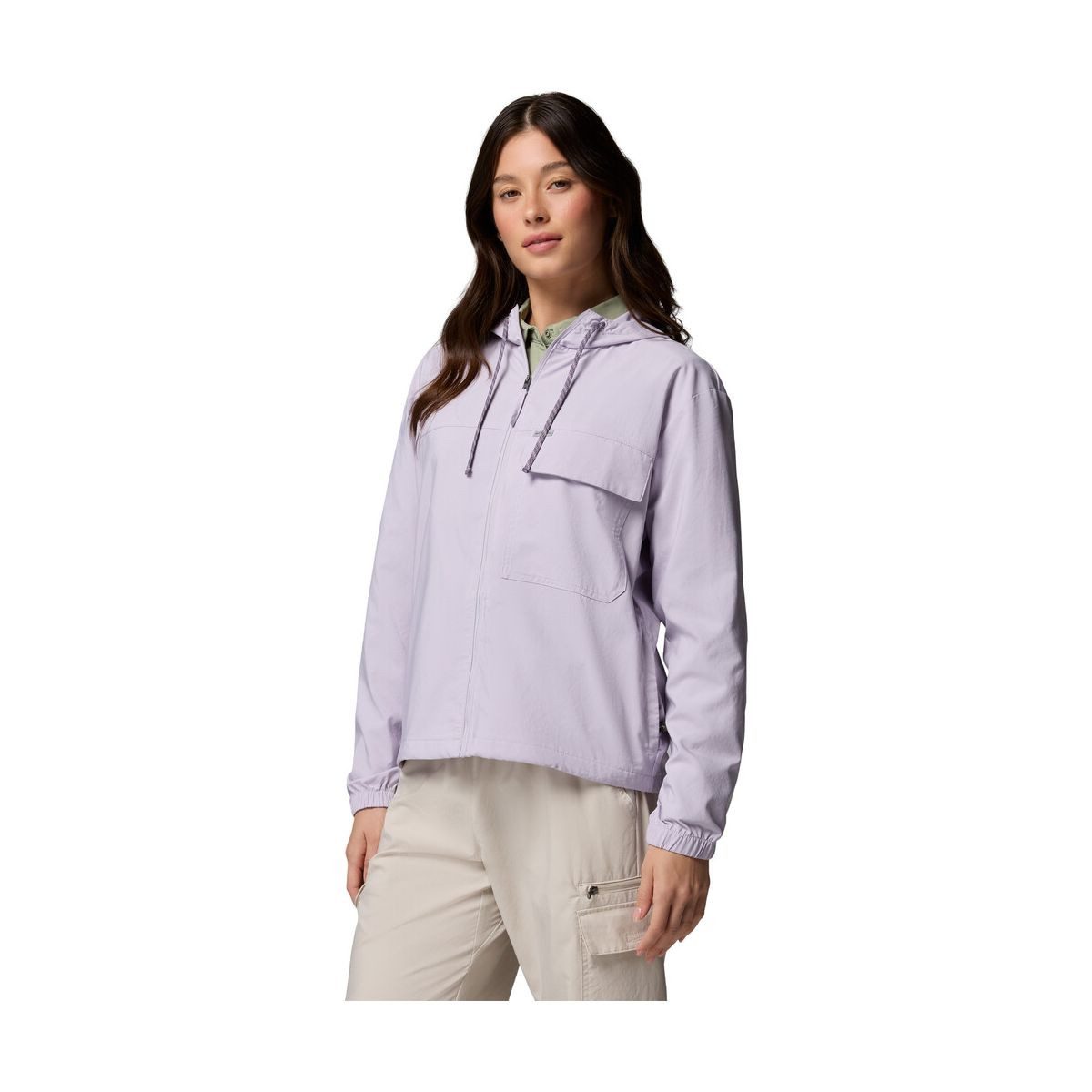 Columbia Kapuzenpullover Skien Valley Hooded Long Sleeve Shirt Vielseitige Kapuzenjacke mit UPF 50 Sonnenschutz, schweißableitendem