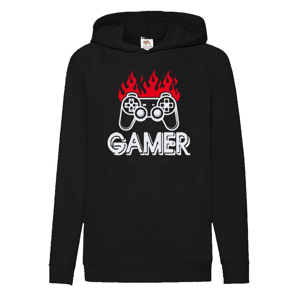 G-graphics Hoodie Gamer Kinder Hoodie / Kapuzenpullover mit coolem Frontprint für Gamer*innen