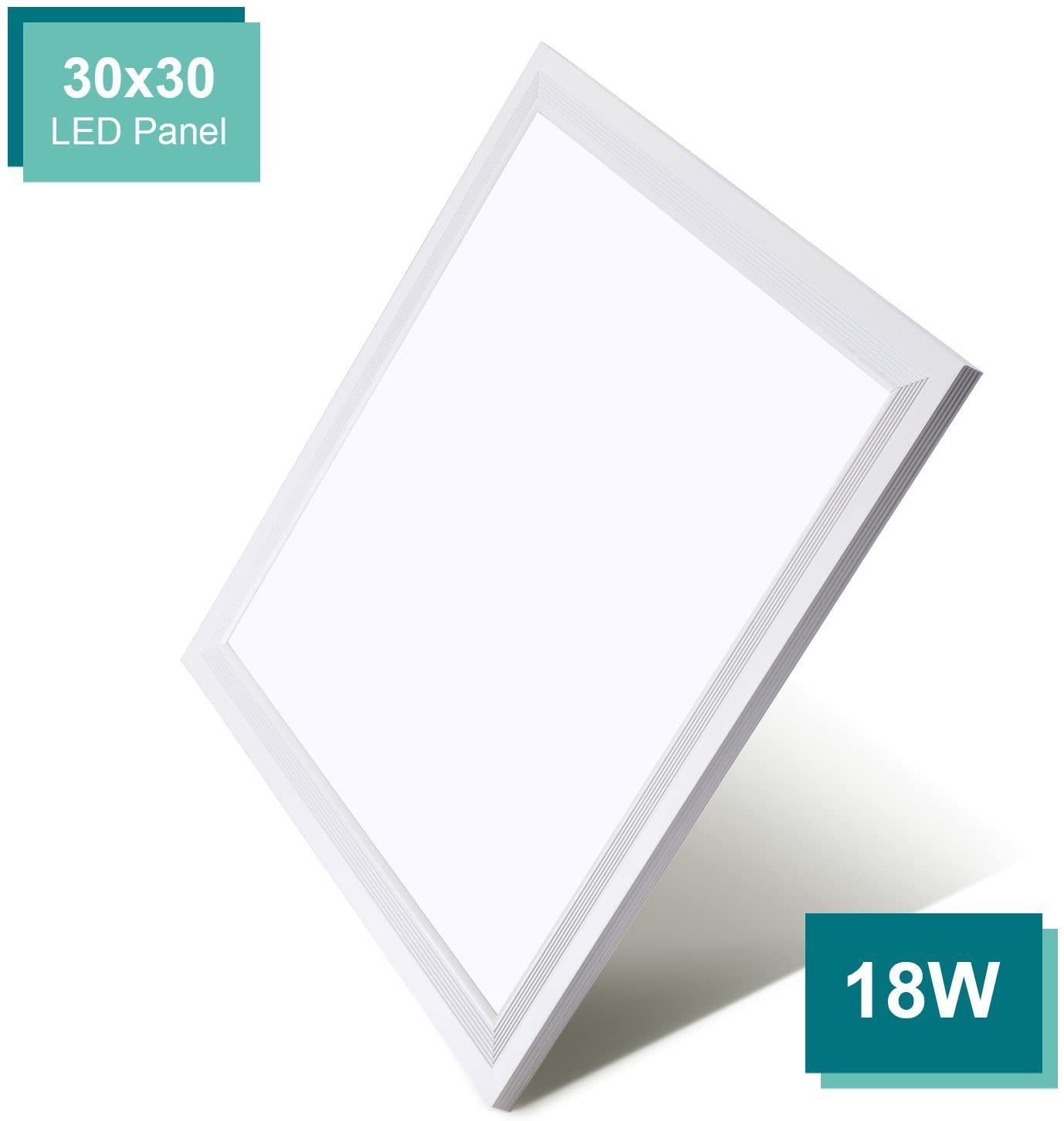 OUBO LED Panel »LED-Lampe, Büroleuchten für Schlafzimmer, Esszimmer,  Keller«, Ultraslim Deckenlampe Energieklasse A+