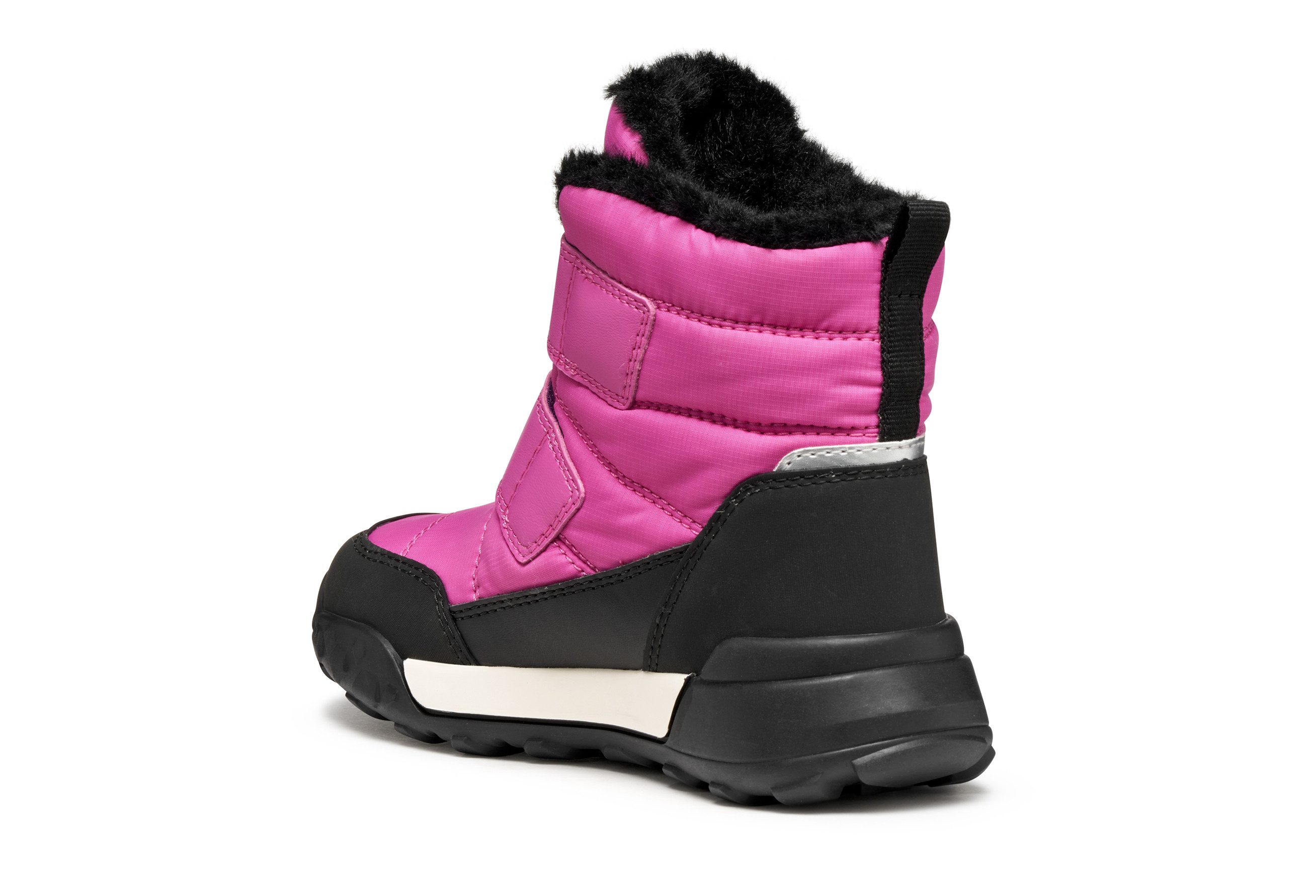 Geox J TREKKYUP GIRL B AB Winterboots Klettstiefel mit Warmfutter, Größenschablone zum Download