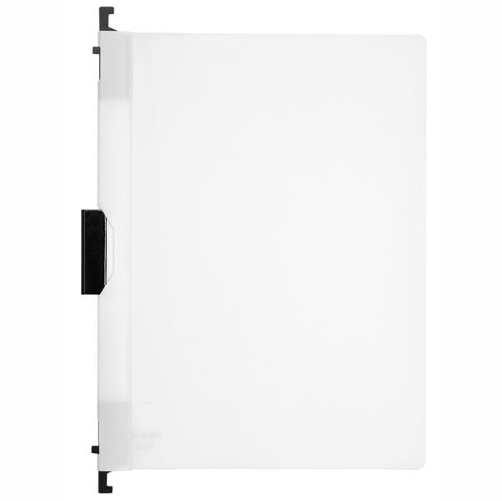 FOLDERSYS Papierkorb Foldersys Combi-Clip-Mappe Transparent weiß