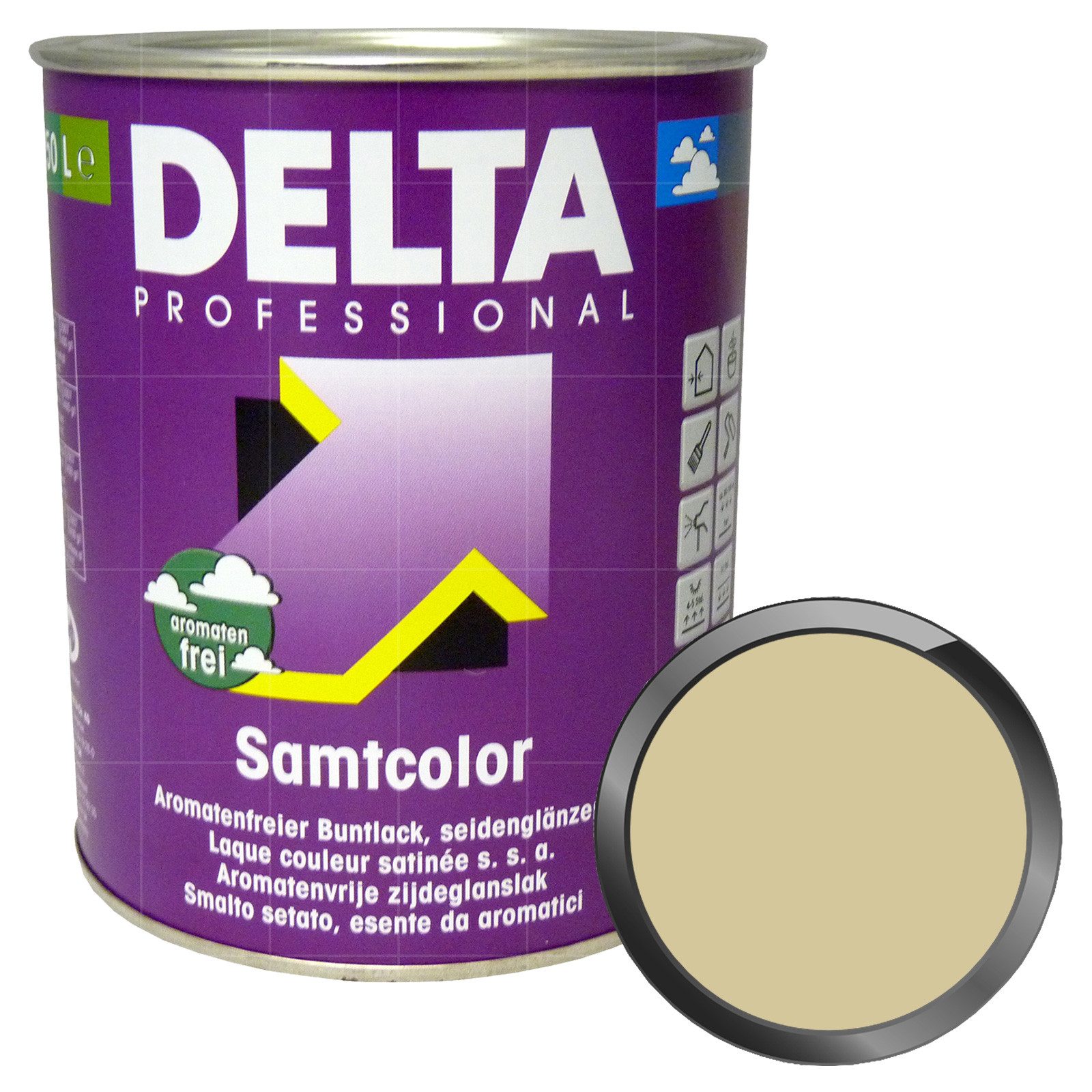 Delta Lack Samtcolor - 2.5 Ltr