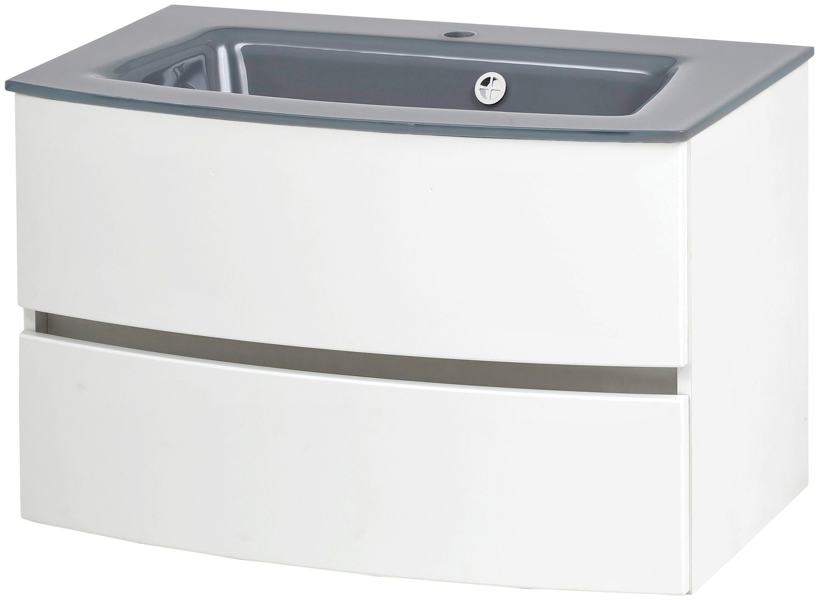 welltime Waschtisch "Kaunas" Breite 80 cm, mit Soft-Close Funktion günstig online kaufen