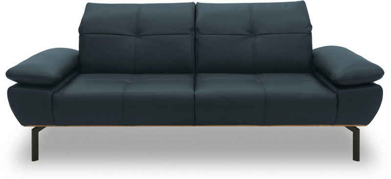 DOMO collection 2-Sitzer 100010, in zwei Sitzbreiten erhältlich, wahlweise mit Kranz