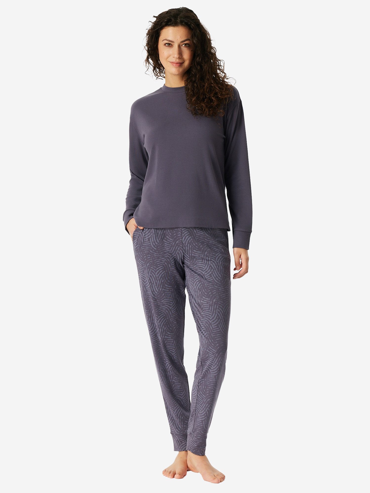 Schiesser Pyjama Selected Premium Warming (2 tlg) schlafanzug schlafmode be günstig online kaufen