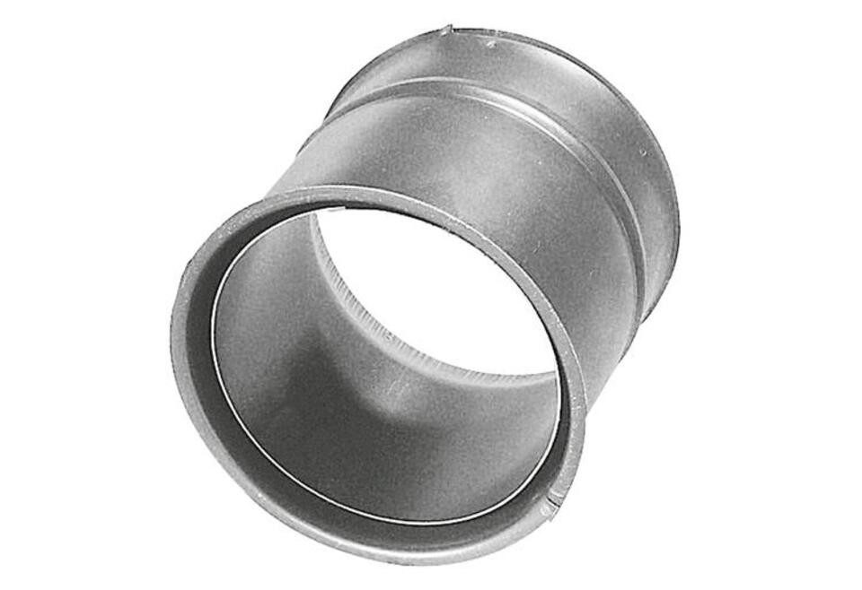 EK Germany Ofenrohr Doppelwandmuffe 2 mm, 120 mm lang, Ø 120 mm, silber/grau, (1-tlg)