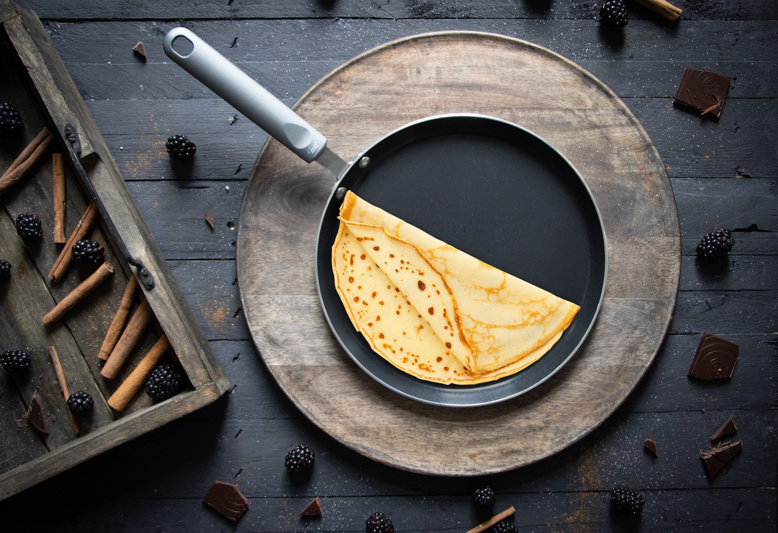 Elo Basic Crêpepfanne Ducato, Aluminium, Ø 24 cm, Induktion