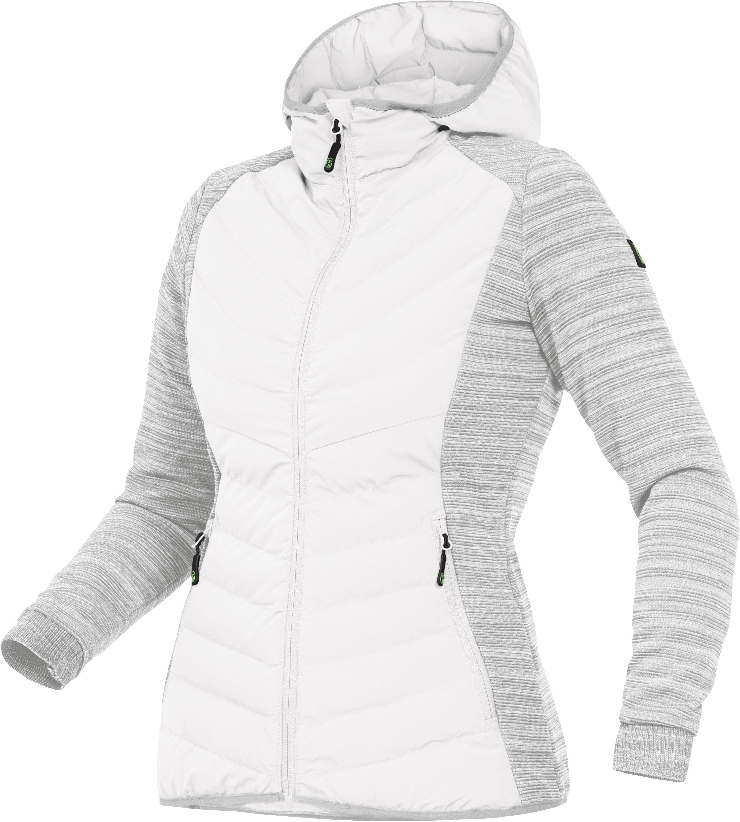 Leibwächter Arbeitshose Arbeitsjacke Damen-Hybridjacke weiß Größe 38 (1-tlg)