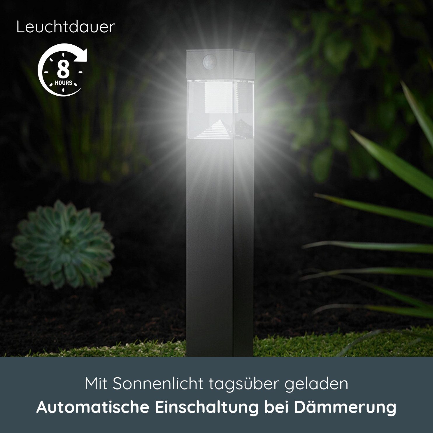 MeLiTec LED Solarleuchte Solar-Gartenleuchte SO32, aus günstig online kaufen