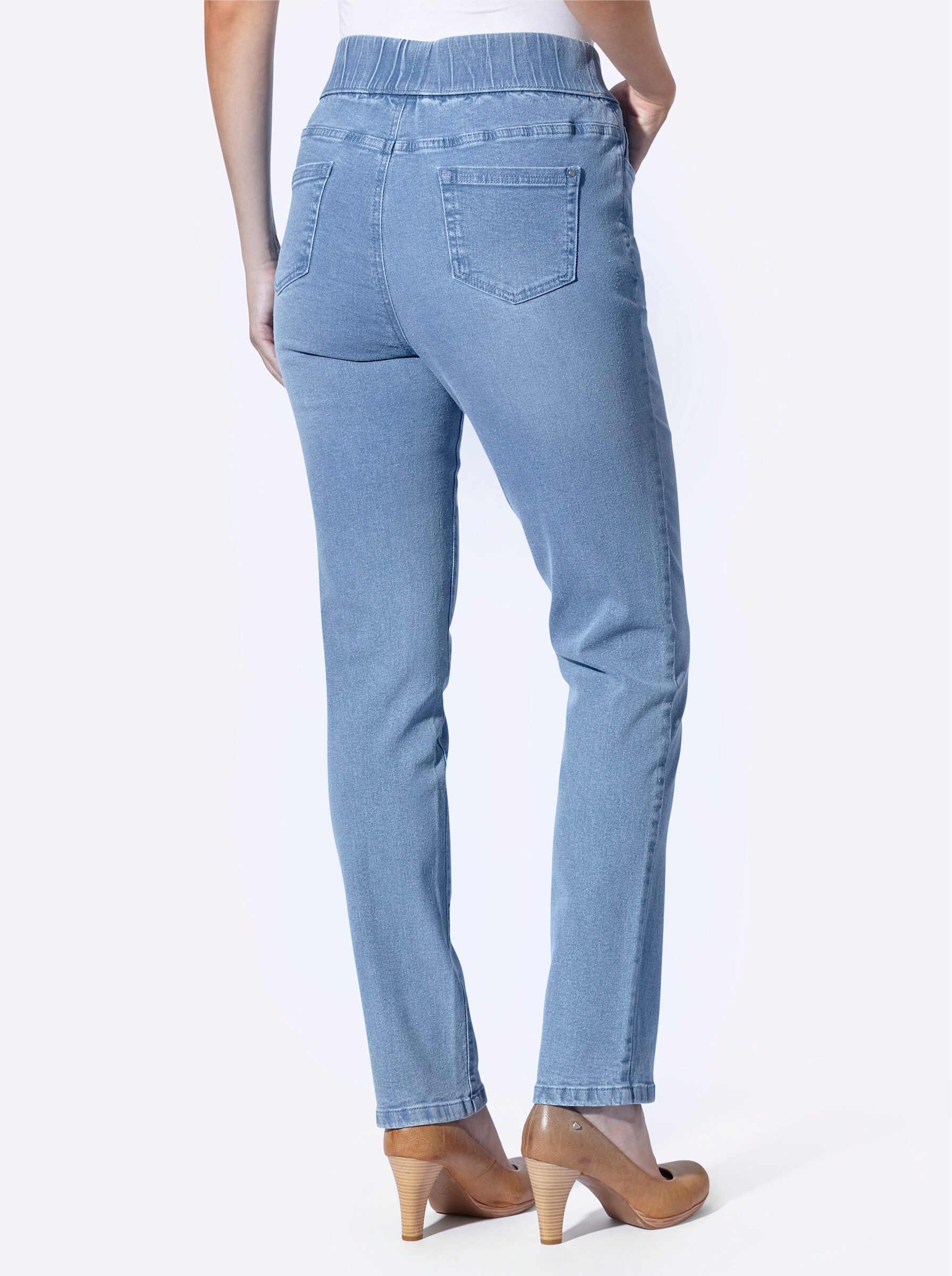 Witt Bequeme Jeans Jeans erhöht