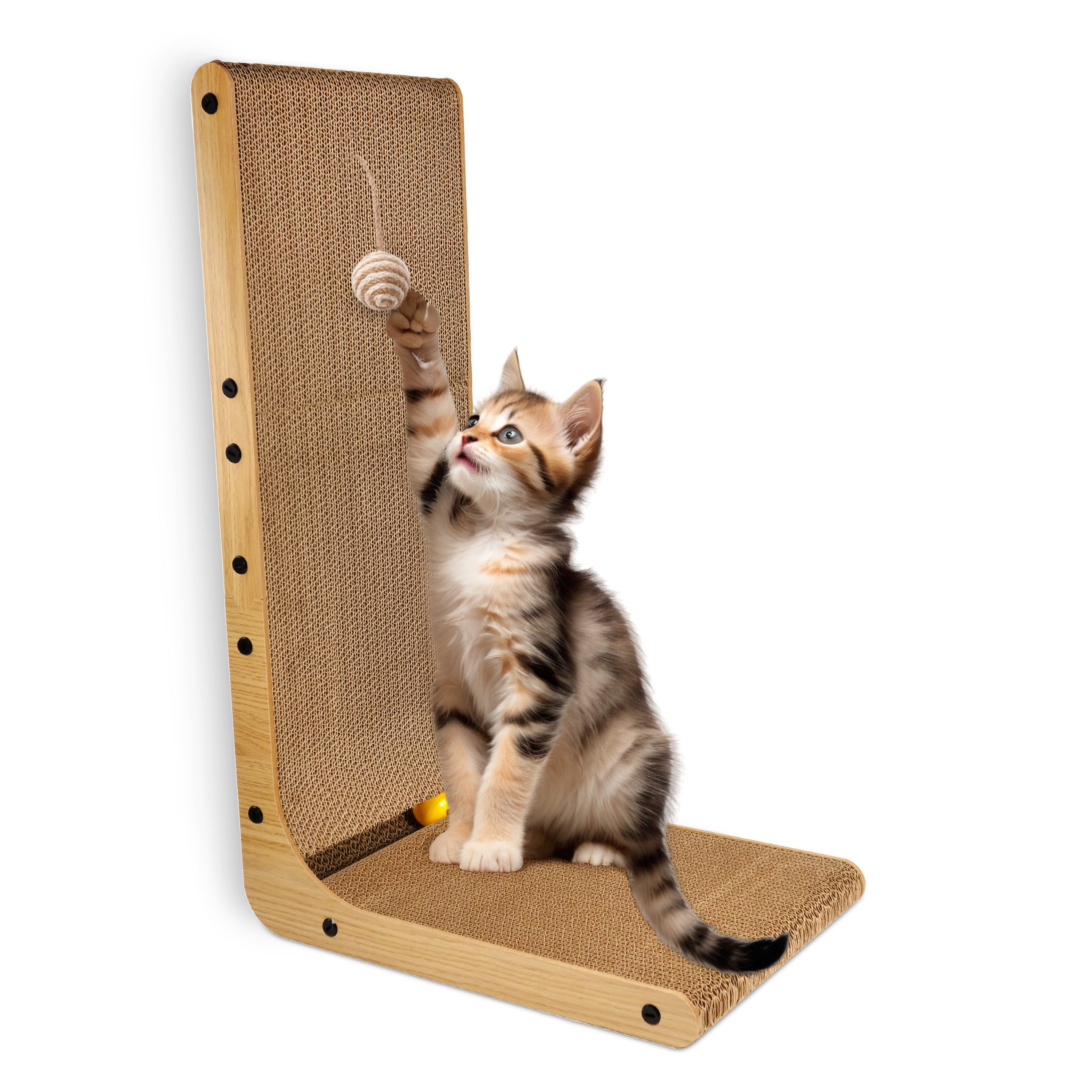 Kratzbrett Kratzbrett 68cm hoch Kratzbretter Katze Katzenkratzbrett Kratzmatte