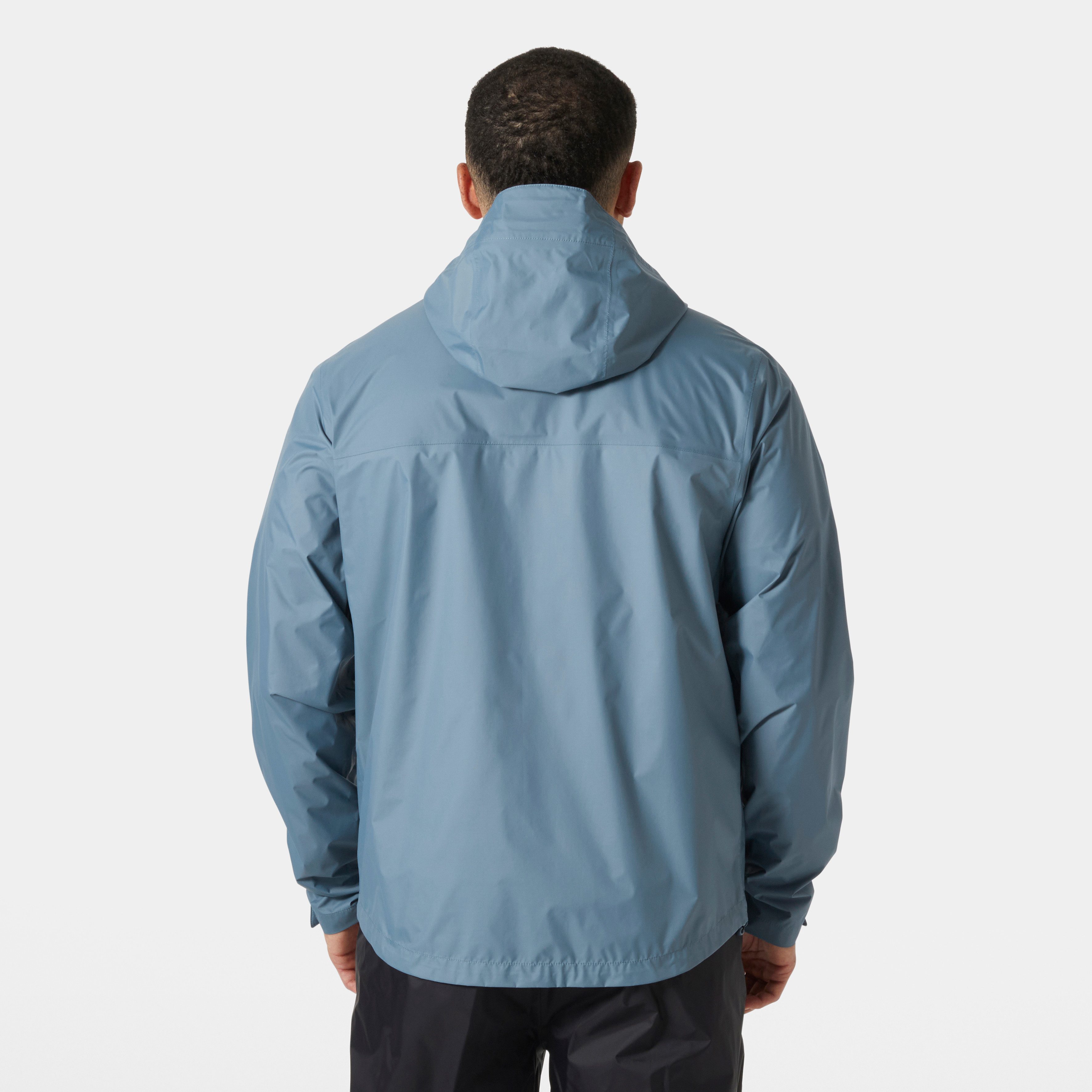 Helly Hansen Regenjacke LOKE JACKET Kapuze mit hohem Kragen, elastischer Kordelzug an Kapuze und Saum