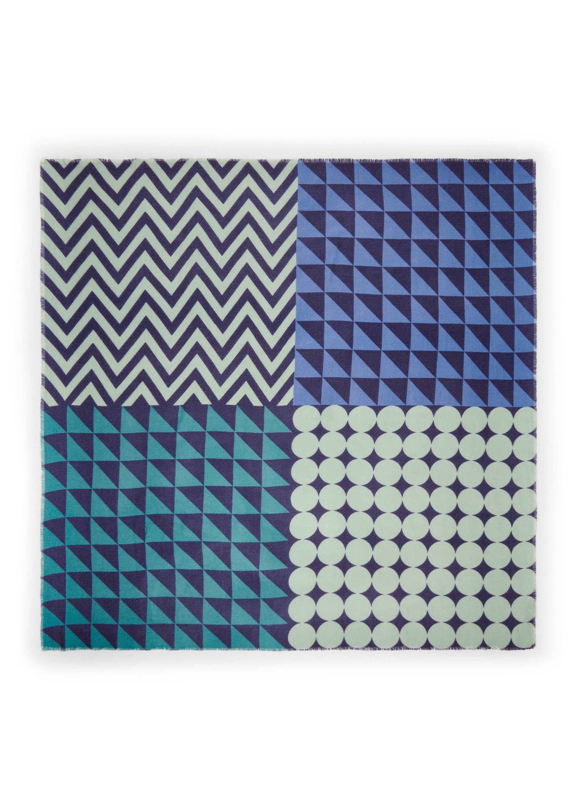 Codello Dreieckstuch Codello Tuch im Scandi-Style mit Grafik-Muster günstig online kaufen