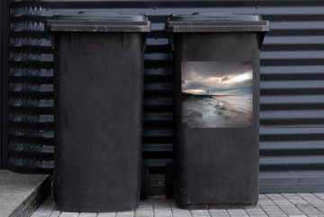 MuchoWow Wandsticker Australien - Leuchtturm - Strand (1 St), Mülleimer-aufkleber, Mülltonne, Sticker, Container, Abfalbehälter