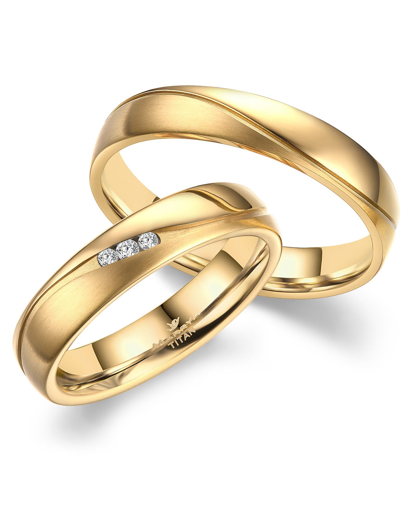 MARRYA Partnerring Titan Ringe Trauringe Eheringe Partnerringe