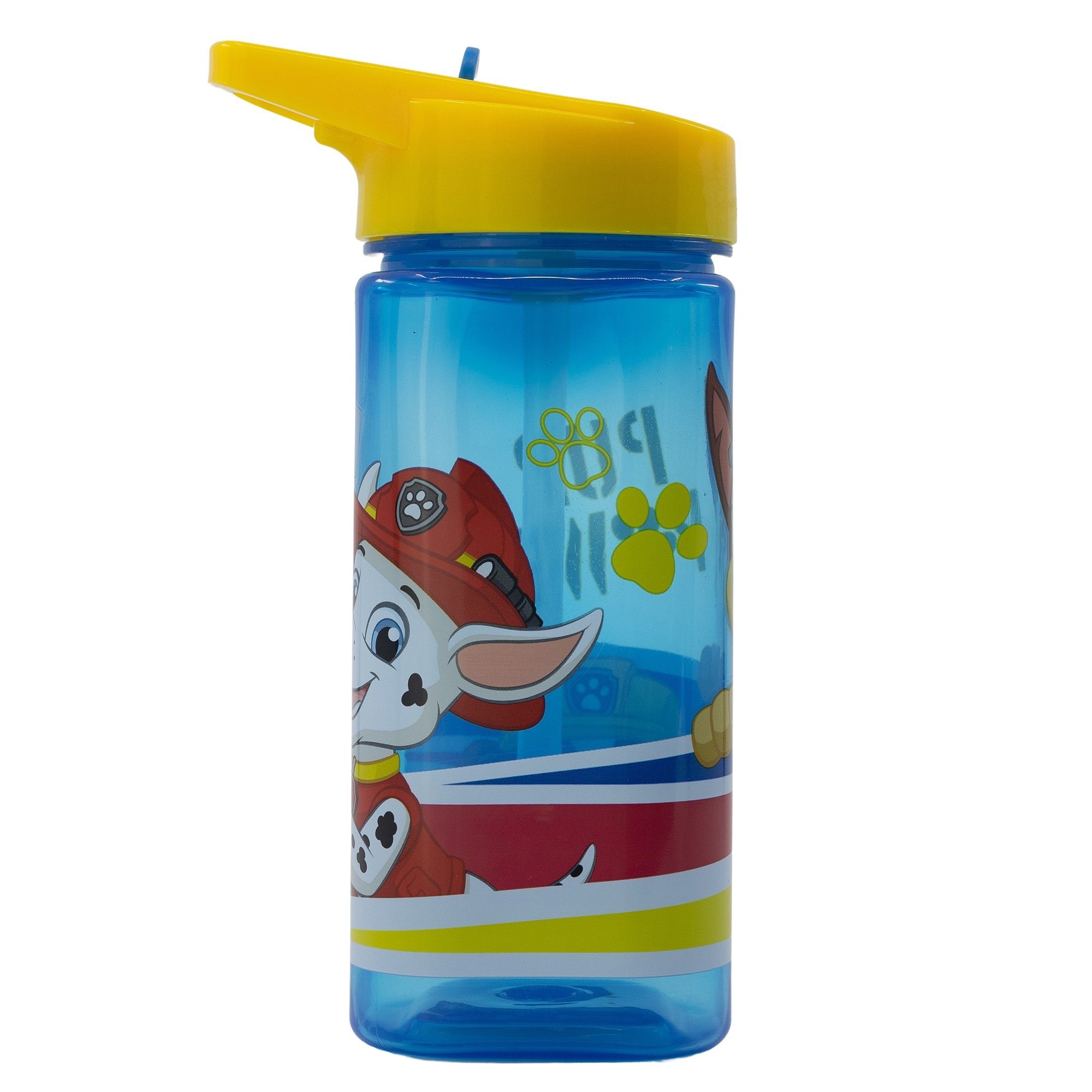 Kinderflasche Trinkkappe mit Trinkflasche POWER, PAW frei 530 BPA PATROL PUP ml & Tragegriff