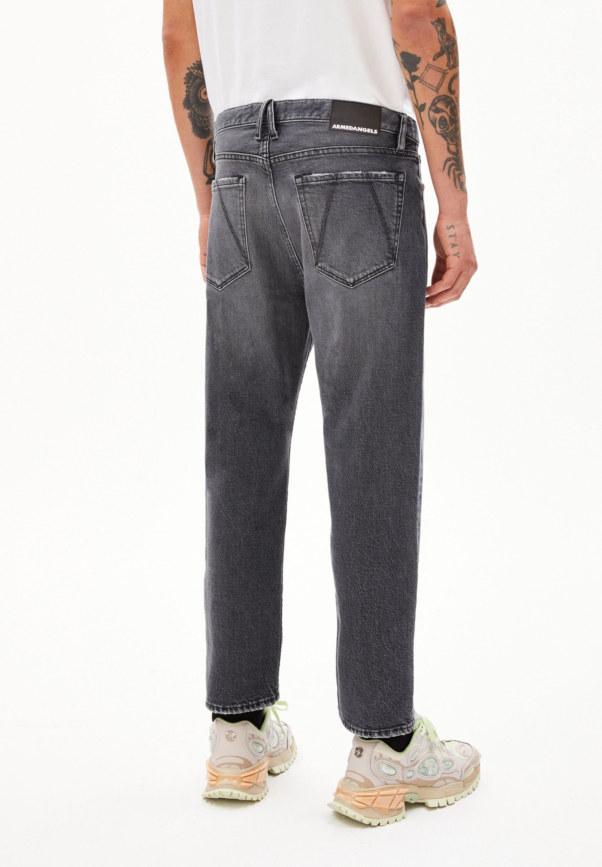 Armedangels Tapered-fit-Jeans AAUSTIN (Comfort-Stretch, Relaxed Fit) Mid waist