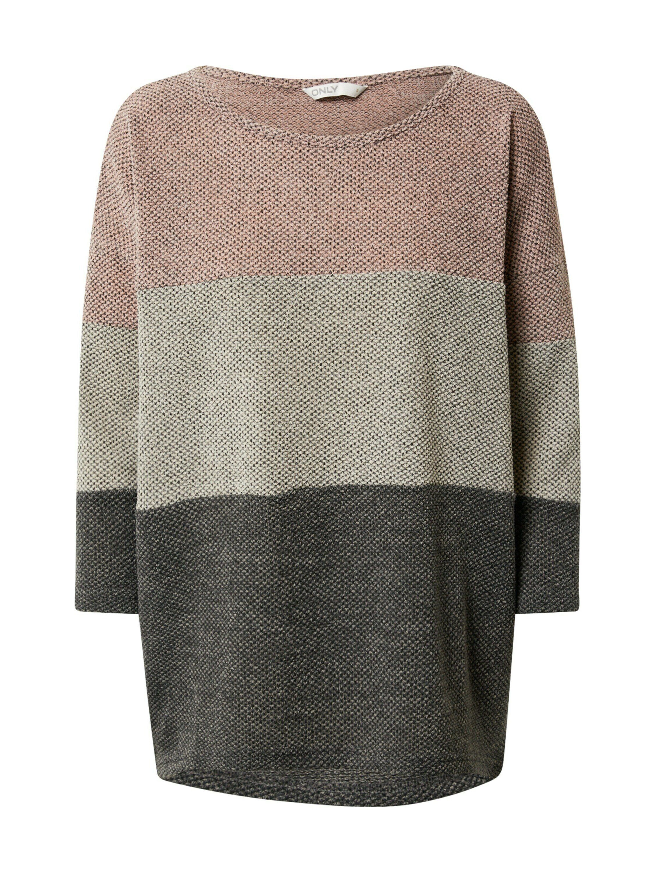 ONLY Strickpullover Alba (1-tlg) Griff Strukturierter Plain/ohne Details