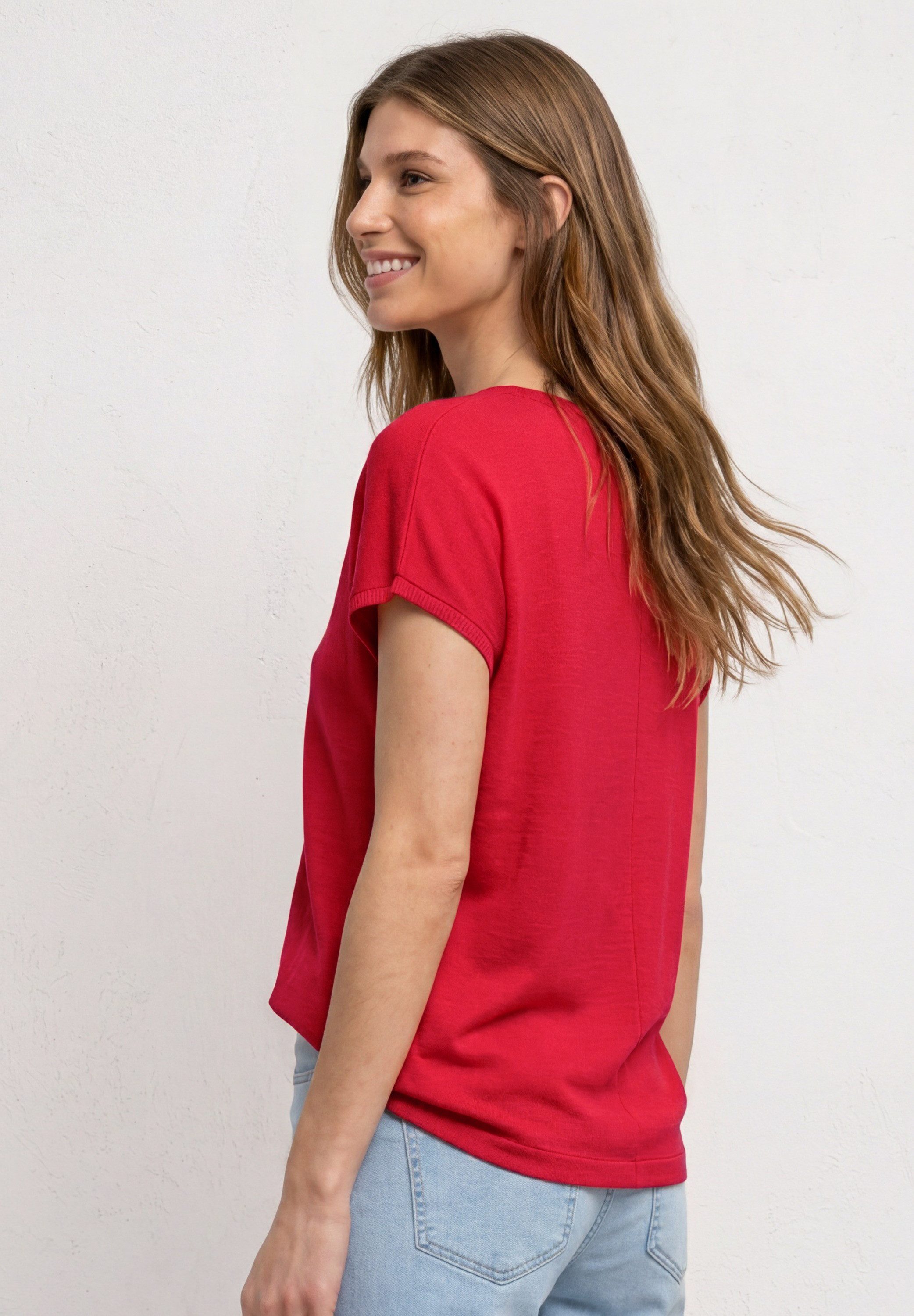 STREET ONE T-Shirt in Unifarbe – Bild 2 von 5