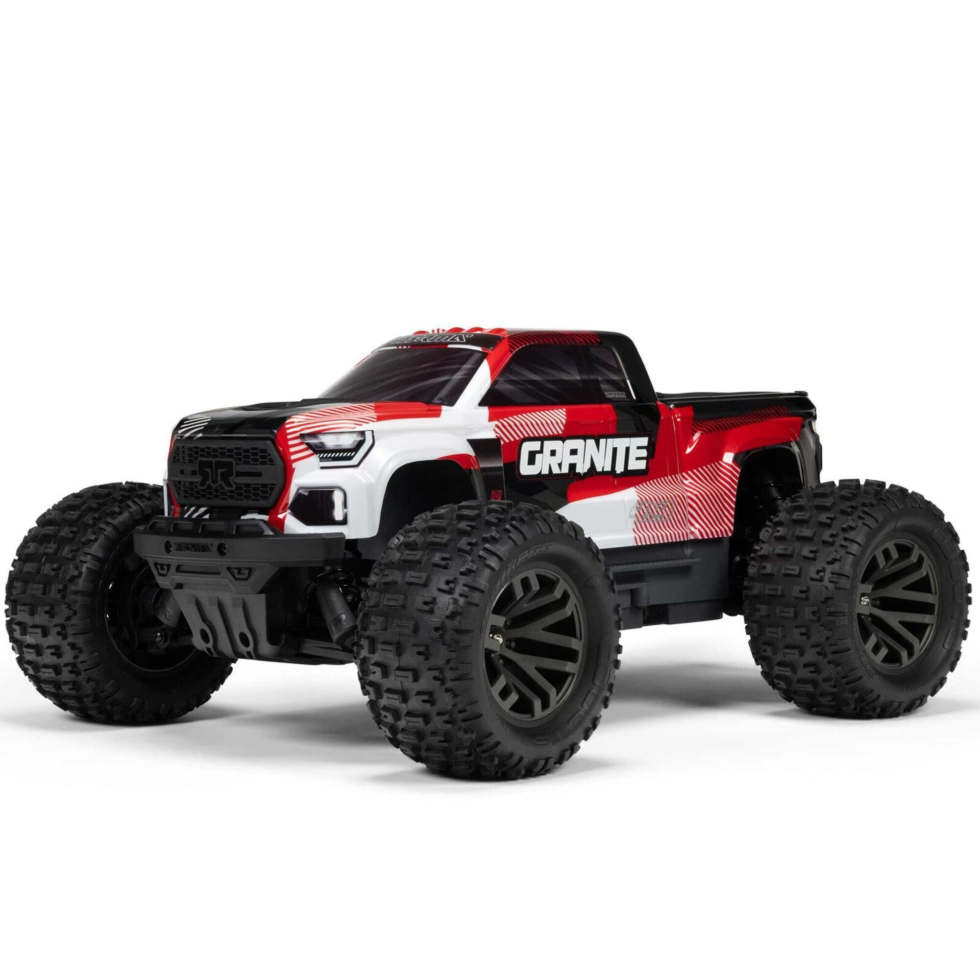 RC-Buggy Arrma 1:10 GRANITE 223S DSC 4X4 RTR Brushless Monster Truck Rot