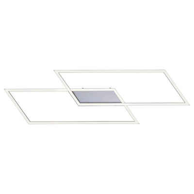 LED Deckenleuchte »LED Deckenleuchte Inigo aus Aluminium in Silber«, Deckenlampe, Deckenbeleuchtung, Deckenlicht
