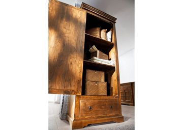 Massivmoebel24 Dreh-/Schwebetürenschrank Schrank Akazie 80x40x193 honig lackiert OXFORD #0900