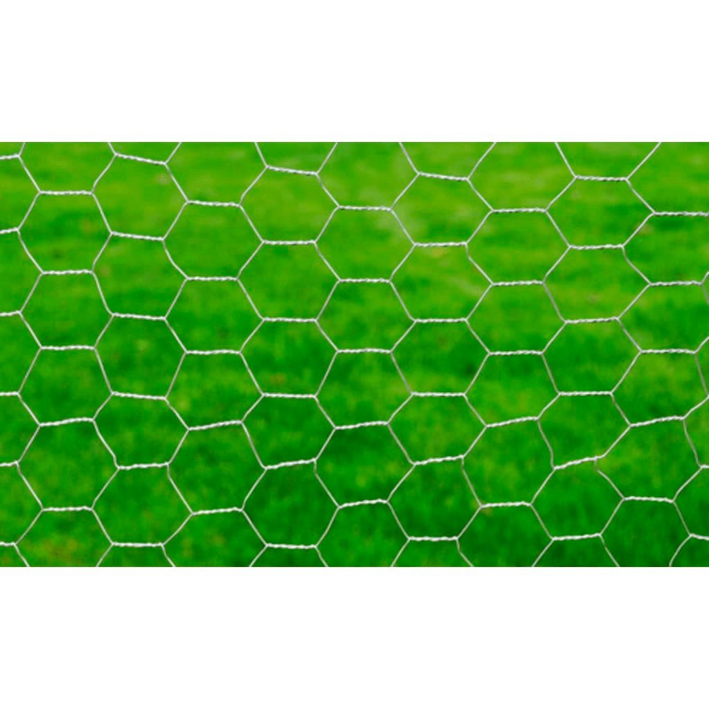 vidaXL Gartenzaun Maschendraht Verzinkter Stahl 25x0,5 günstig online kaufen