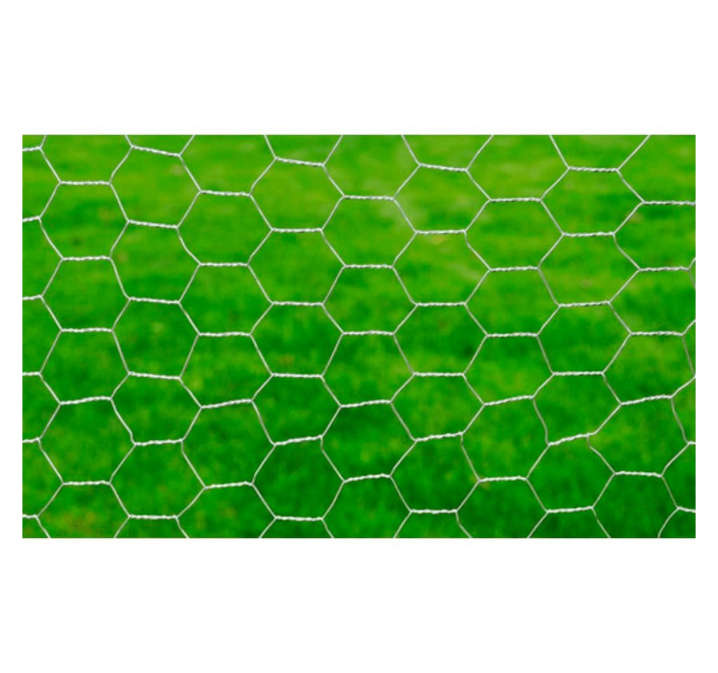 Thumbnail - vidaXL Gartenzaun Maschendraht Verzinkter Stahl 25x0,5 m Silbern, (1-St)