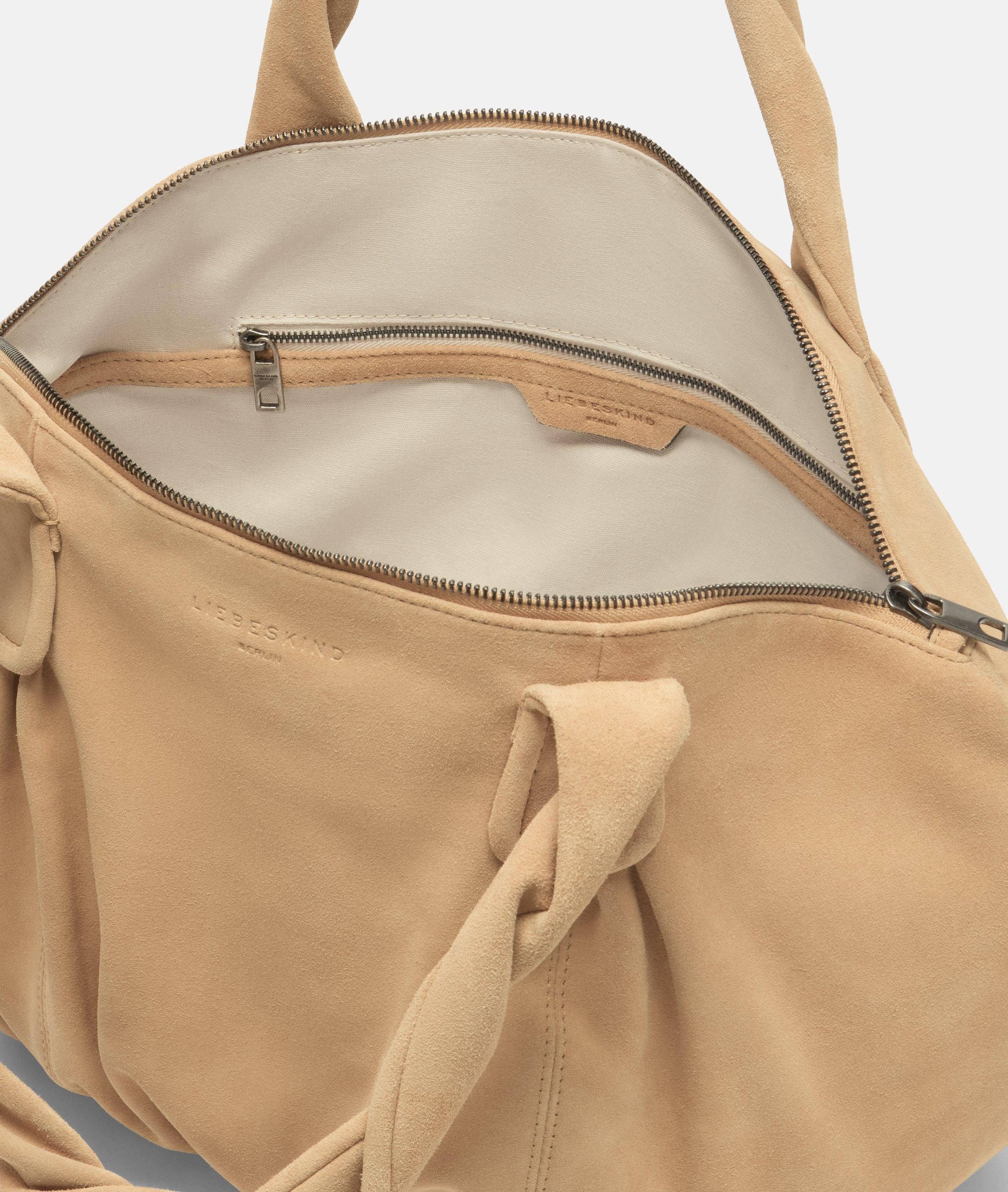Liebeskind Berlin Shopper Archive Lucy Shopper M, Geräumiger Shopper aus weichem Veloursleder