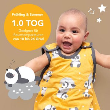 Schlummersack Kinderschlafsack, Babyschlafsack, 1.0 Tog OEKO-TEX zertifiziert