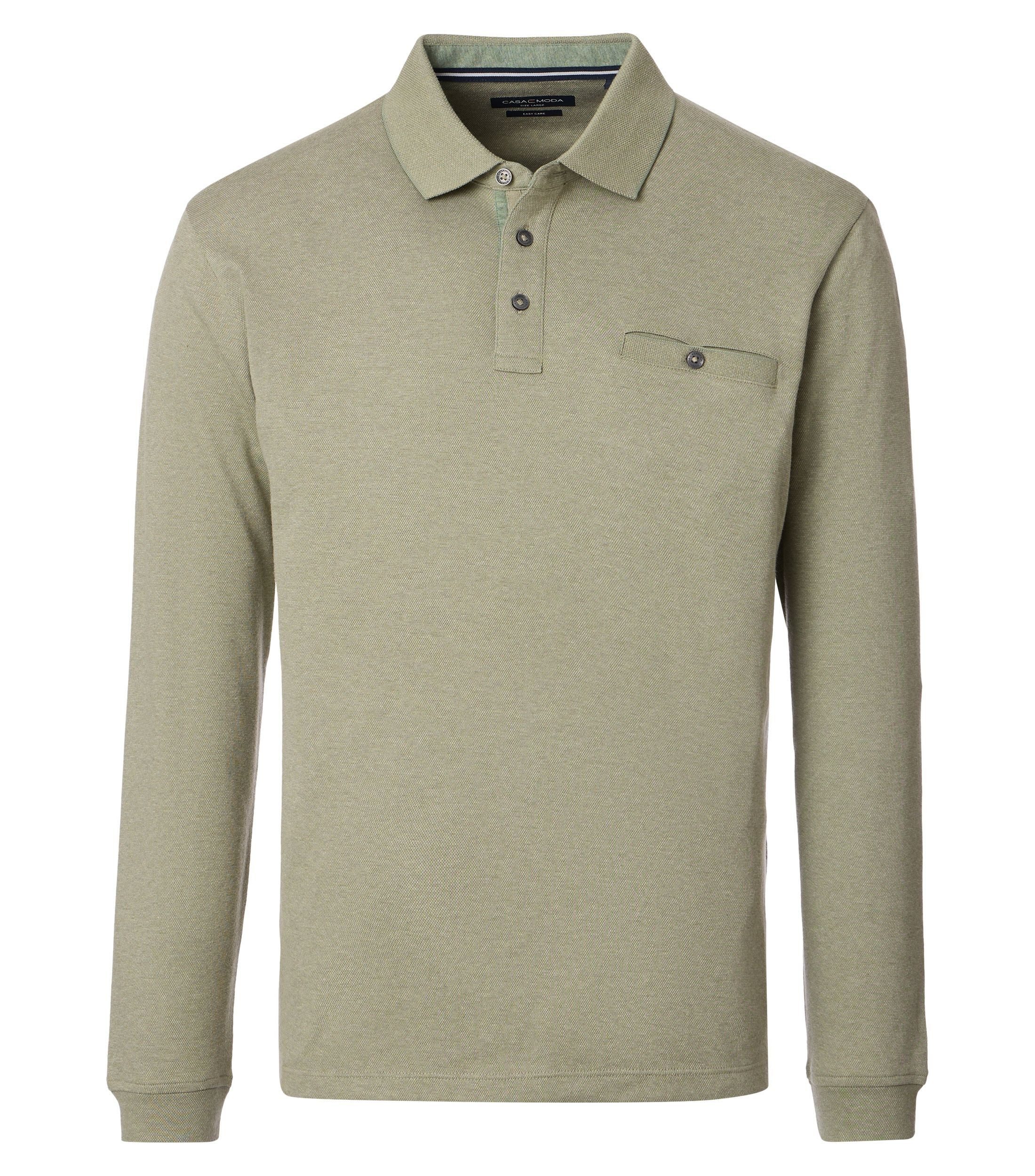CASAMODA Langarm-Poloshirt CASAMODA Polo-Shirt Langarm gestreift günstig online kaufen