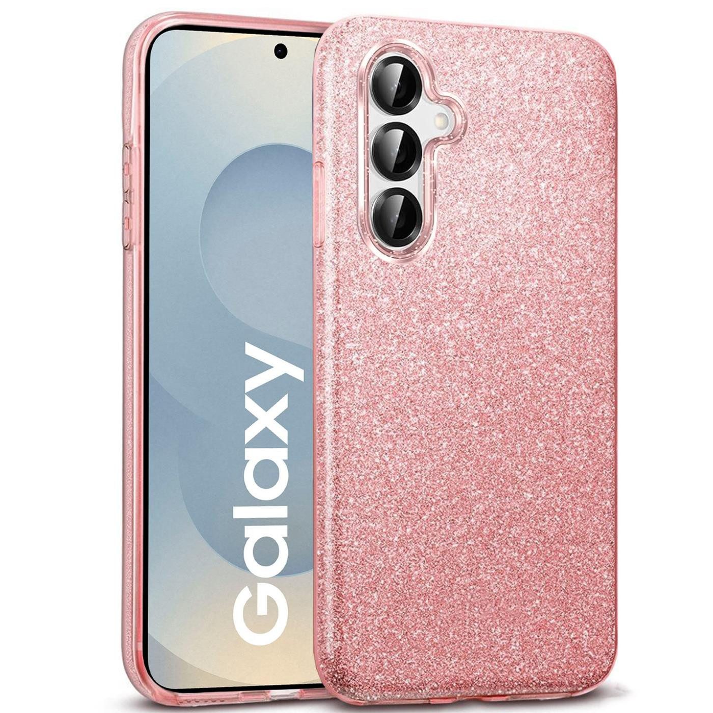 Handyhülle Glitzer Glamour Hülle für Samsung Galaxy S25