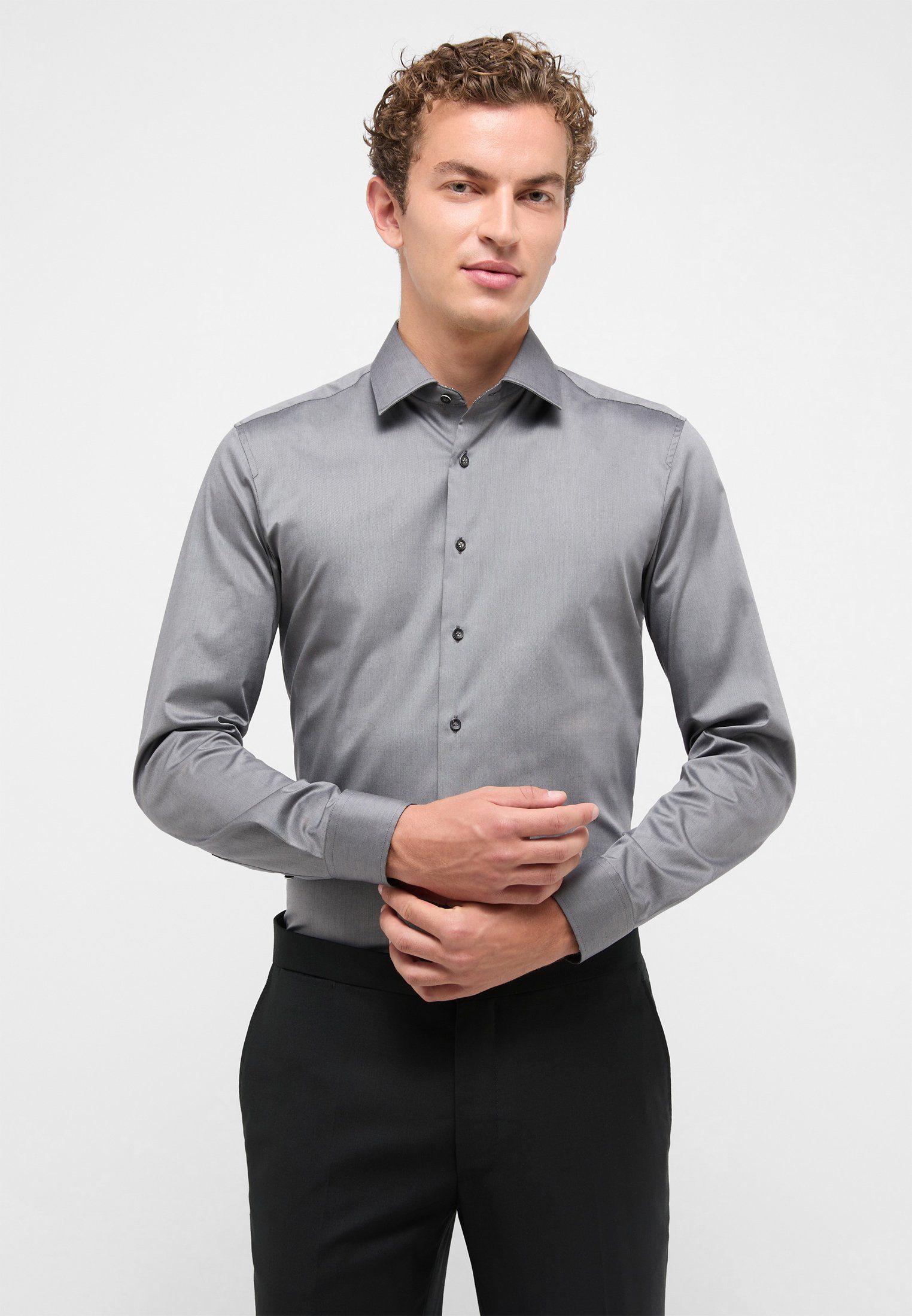 Eterna Langarmhemd SLIM FIT NON IRON günstig online kaufen