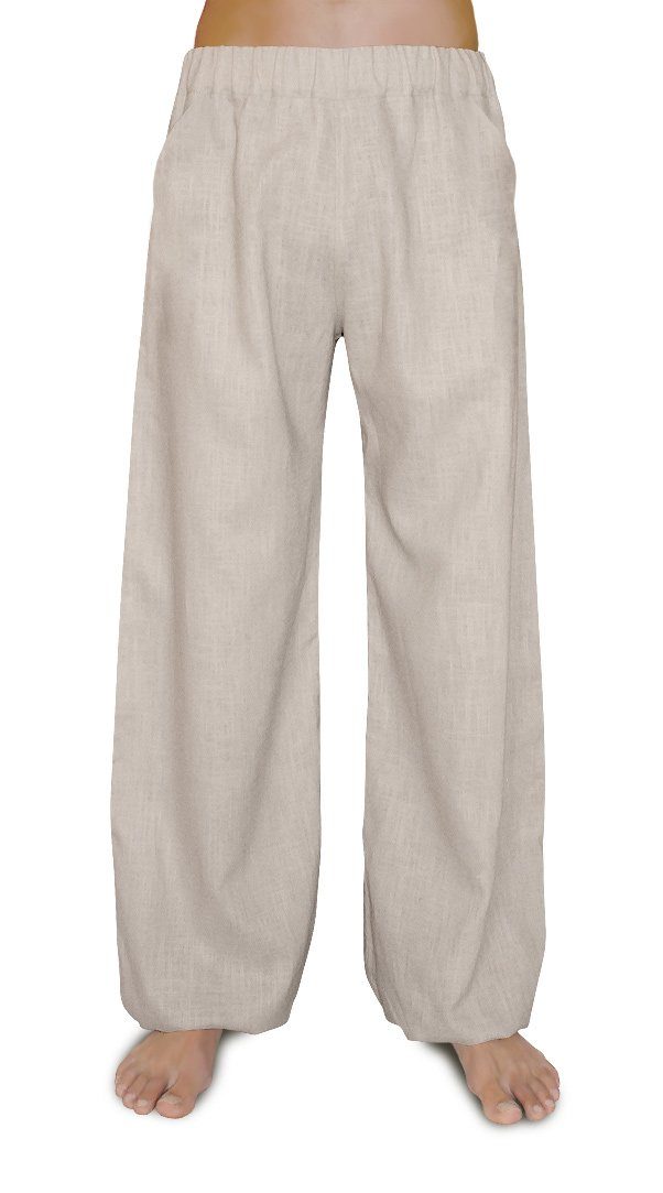 SCHAZAD beige Leinenhose Leinenhose DELIGHT