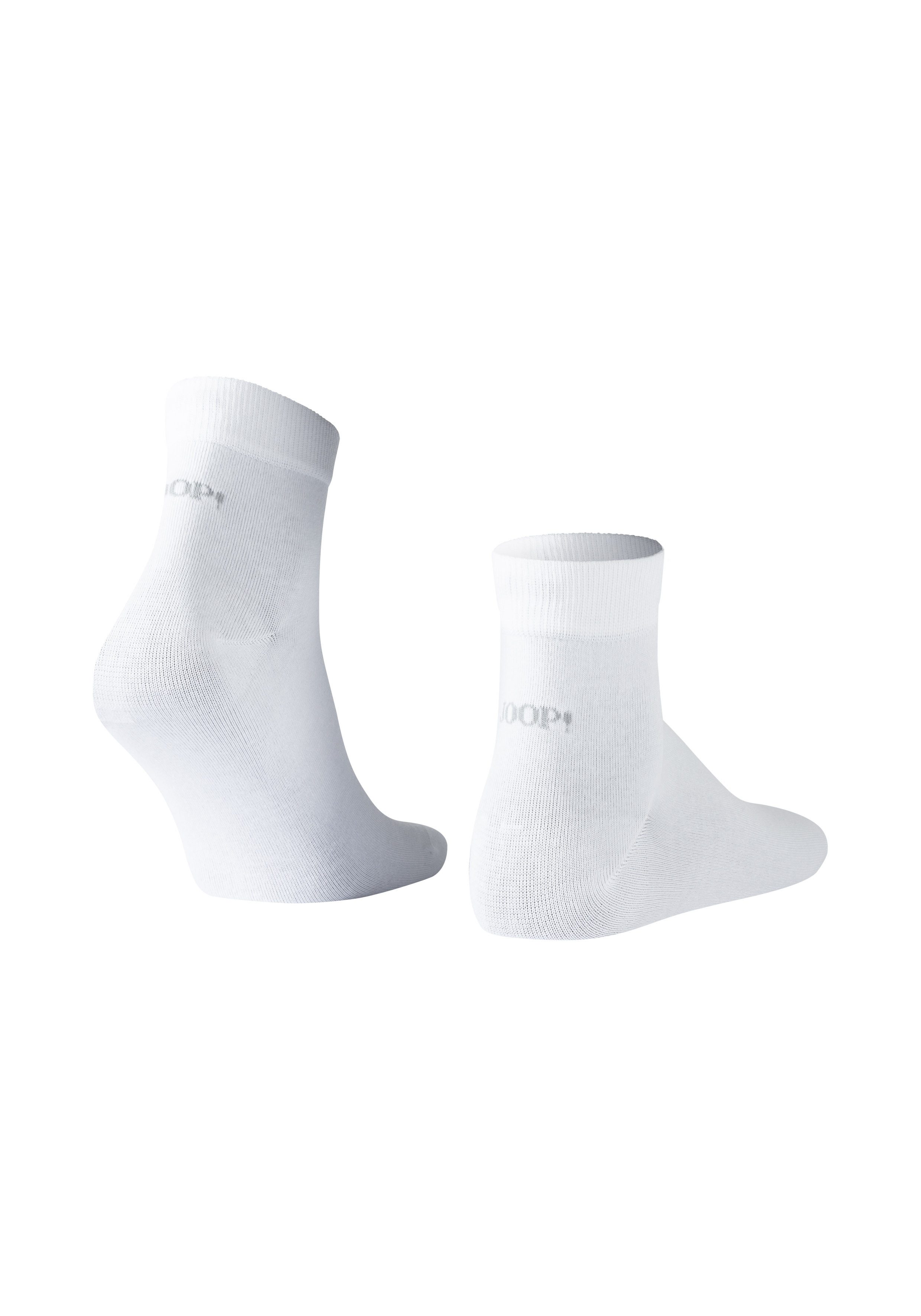 JOOP! Socken premium essentials (4-Paar, 4 Paar) mit Logoschriftzug an der Ferse