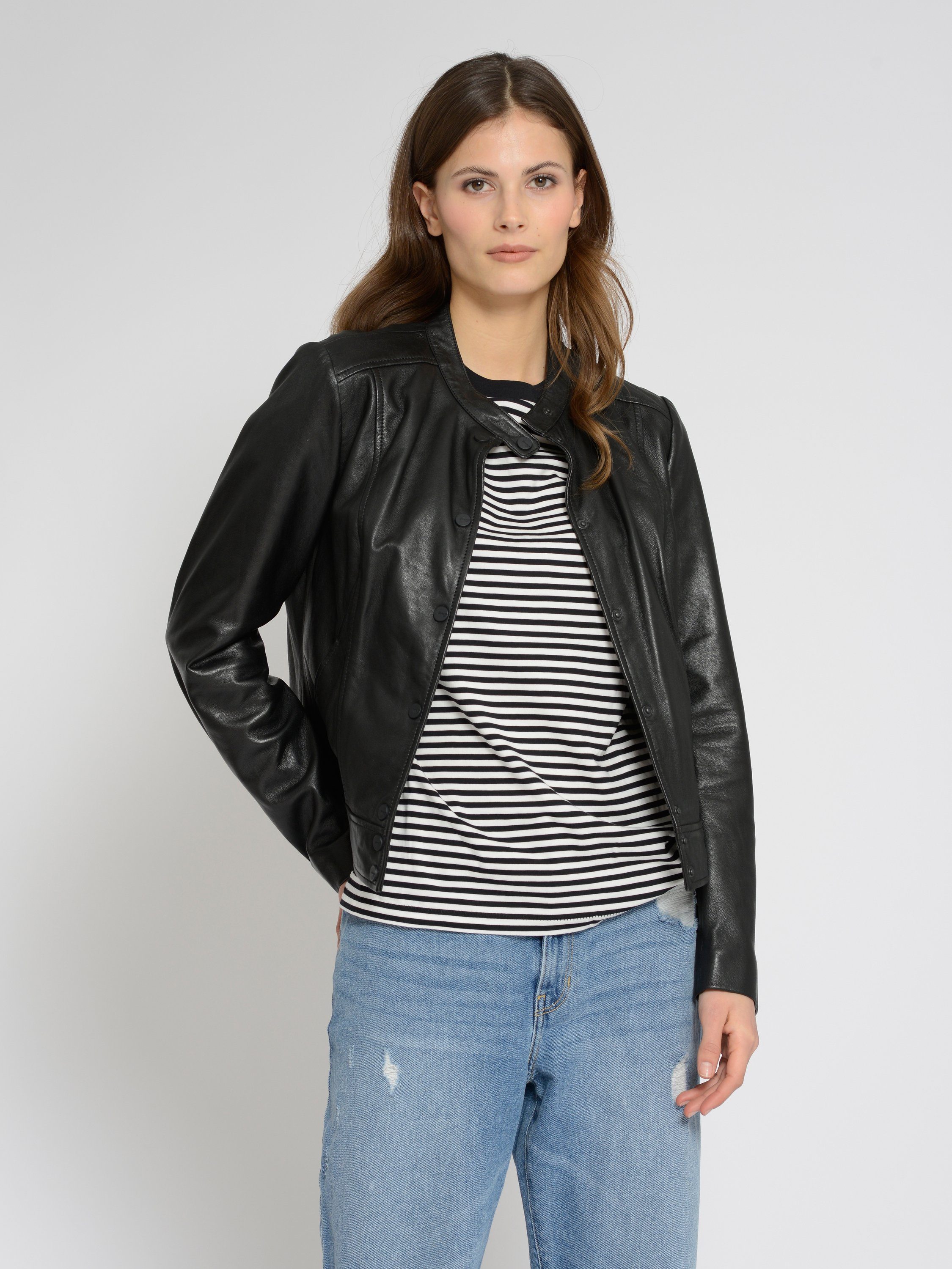 42021291 Lederjacke Maze