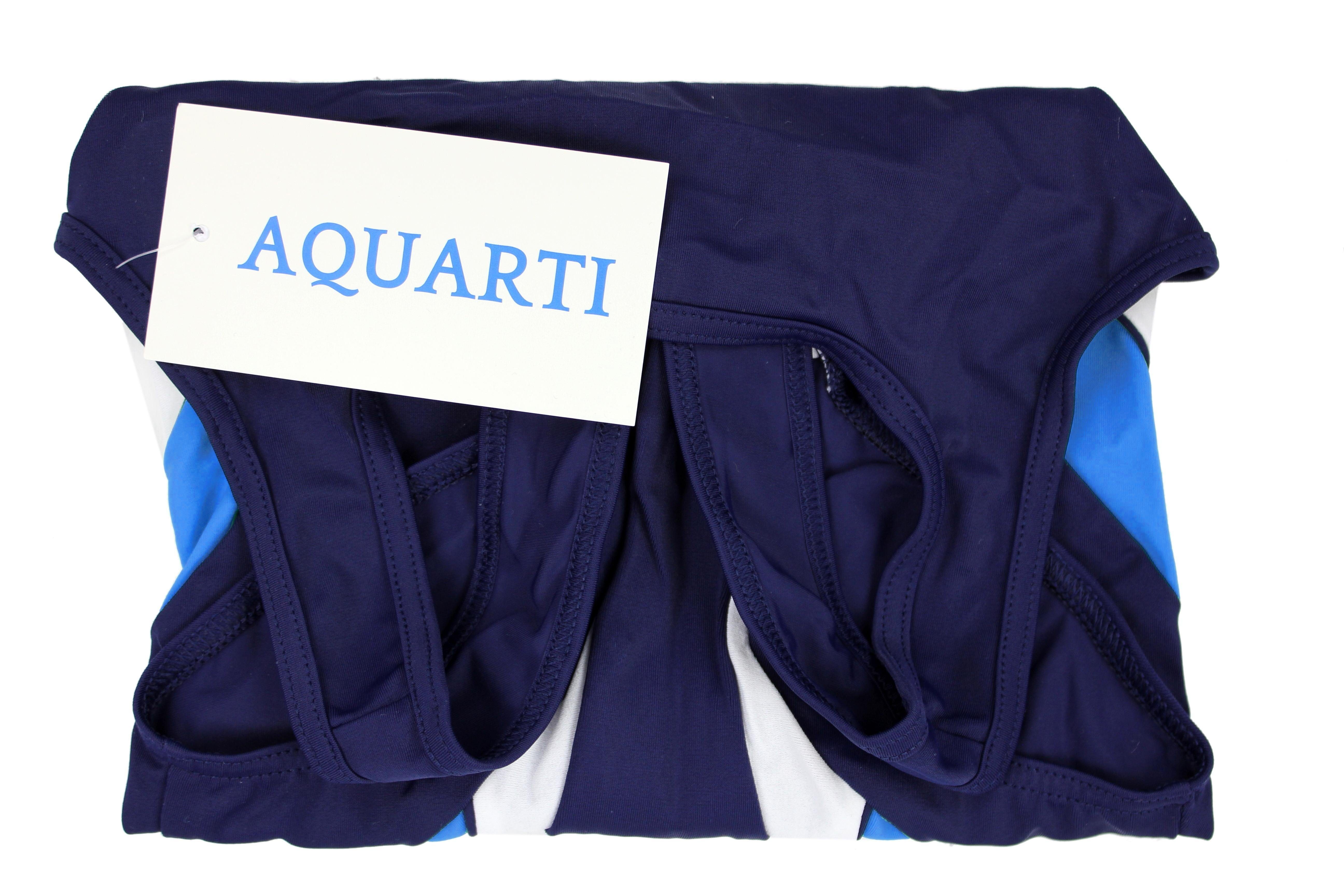 Aquarti Schwimmanzug Aquarti Mädchen Dunkelblau Blau mit Sportlich Y-Träger Schwimmanzug 