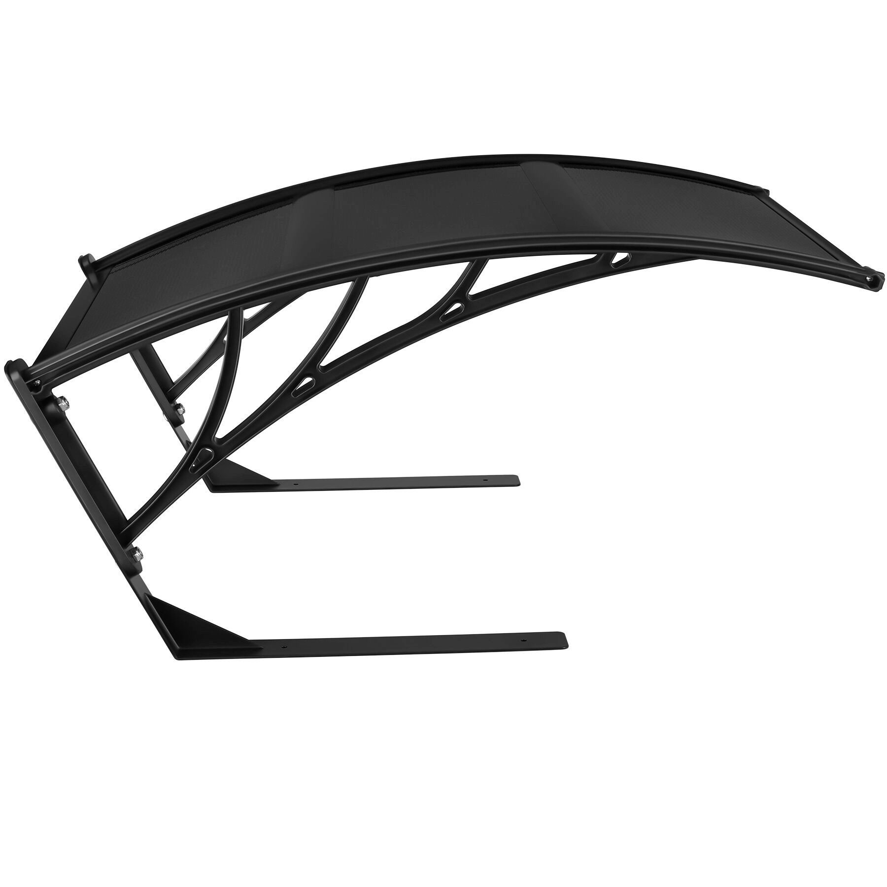 tectake Mähroboter-Garage Rasenmäher-Roboter-Garage Inkl. 4 Erdnägeln, 81 x 100 x 48 cm, für Rasenmäher, (Mähroboter-Unterstand Domus, in schwarz), gewölbtes Dach für Wasserablauf, witterungs- und UV-beständig, stabil