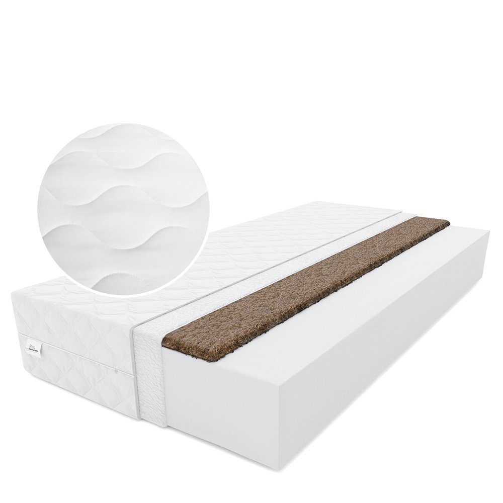 Kaltschaummatratze Matratzen bett H3/H4 KingKOMFORT PLUS 12cm 90 x200 cm, K günstig online kaufen