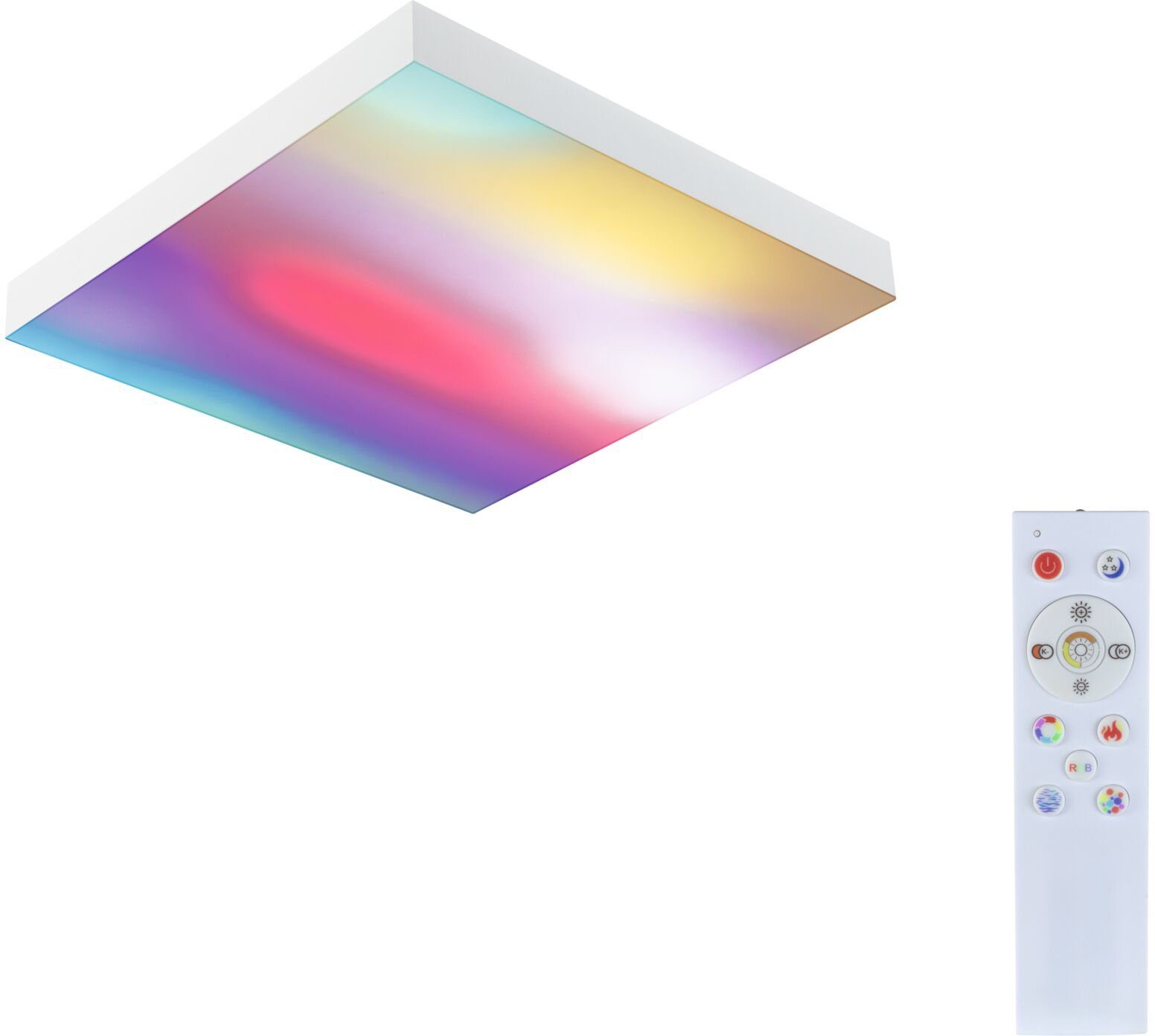 Paulmann LED Tageslichtweiß Rainbow, Panel LED fest integriert, Velora