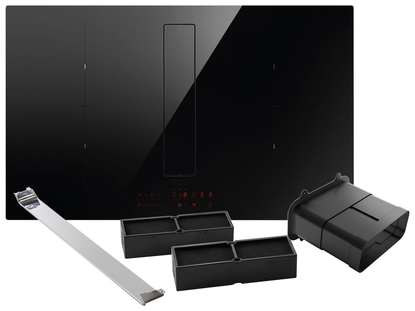 Elica Kochfeld mit Dunstabzug PRF0179476 + KIT0180522, Timer, TouchControl-Bedienung