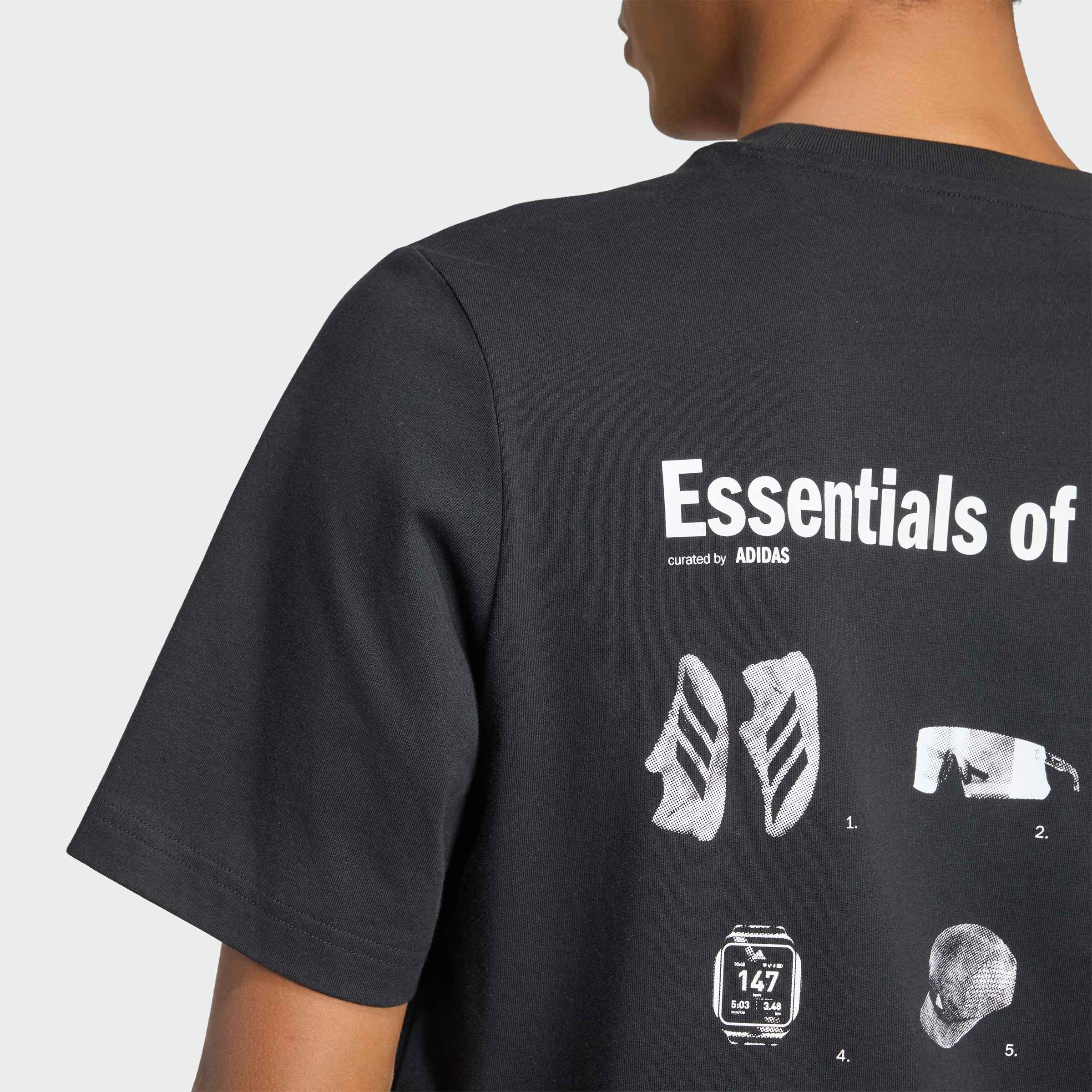 adidas Performance Laufshirt RUN ESSENTIALS GRAFIK aus Baumwolle, für Erwachsene
