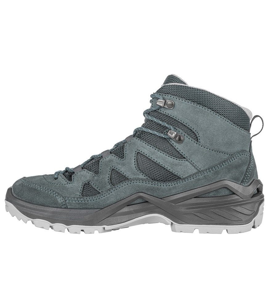 Lowa Sirkos Evo Mid GTX (Veloursleder/Textil, wasserdicht) jeansblau/grau W günstig online kaufen
