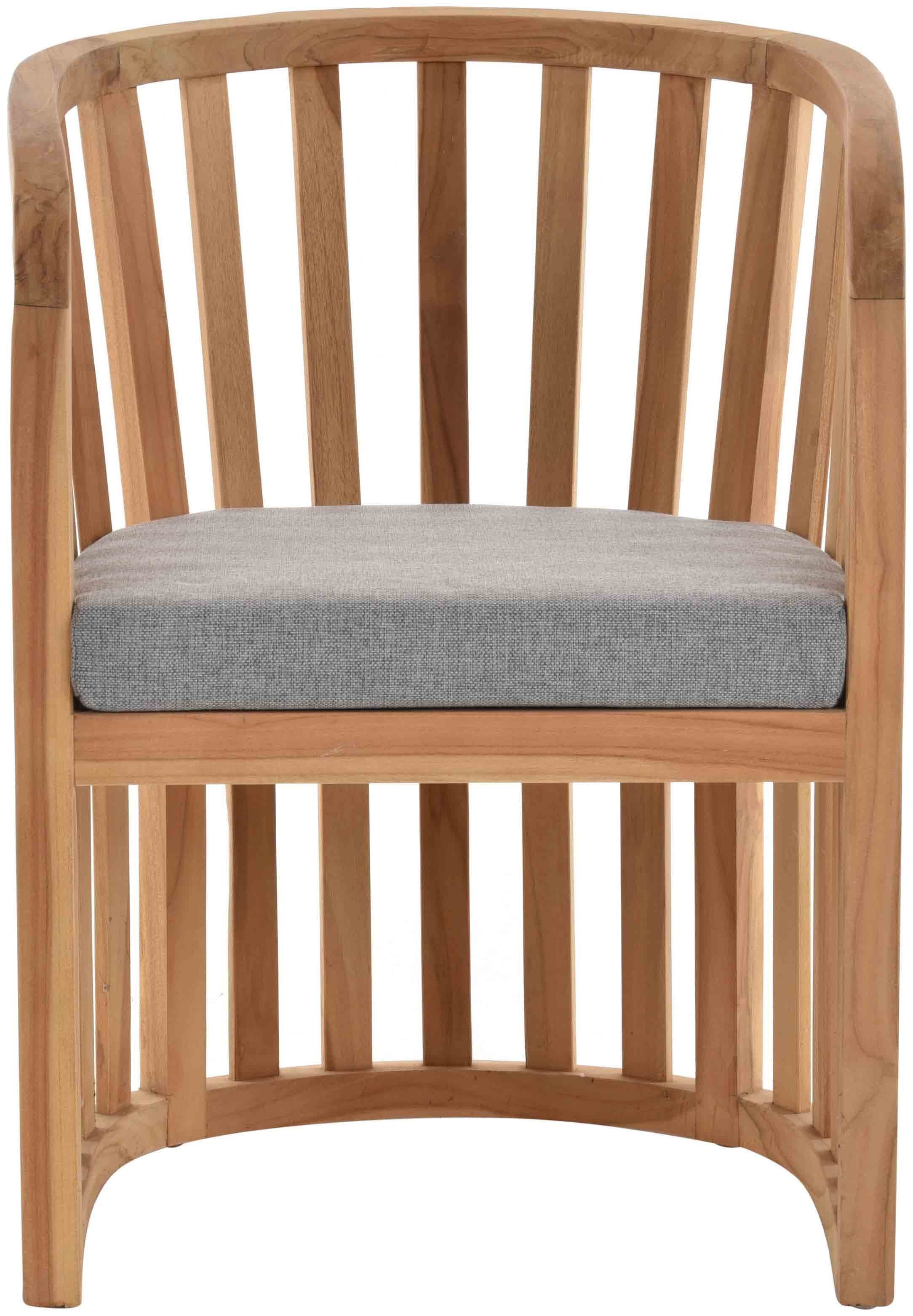 Krines Home Esszimmersessel Teakstuhl Holz Teak Stuhl Esszimmerstuhl mit Po günstig online kaufen