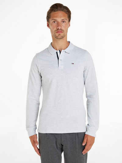 Tommy Jeans Langarm-Poloshirt TJM SLIM SOLID LS POLO