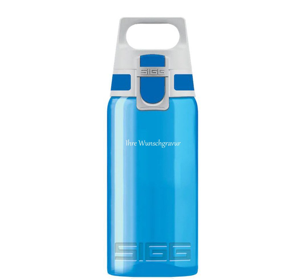 Sigg Trinkflasche Kinder Trinkflasche VIVA ONE 0.5 Liter, mit Ihrer persönlichen Namensgravur