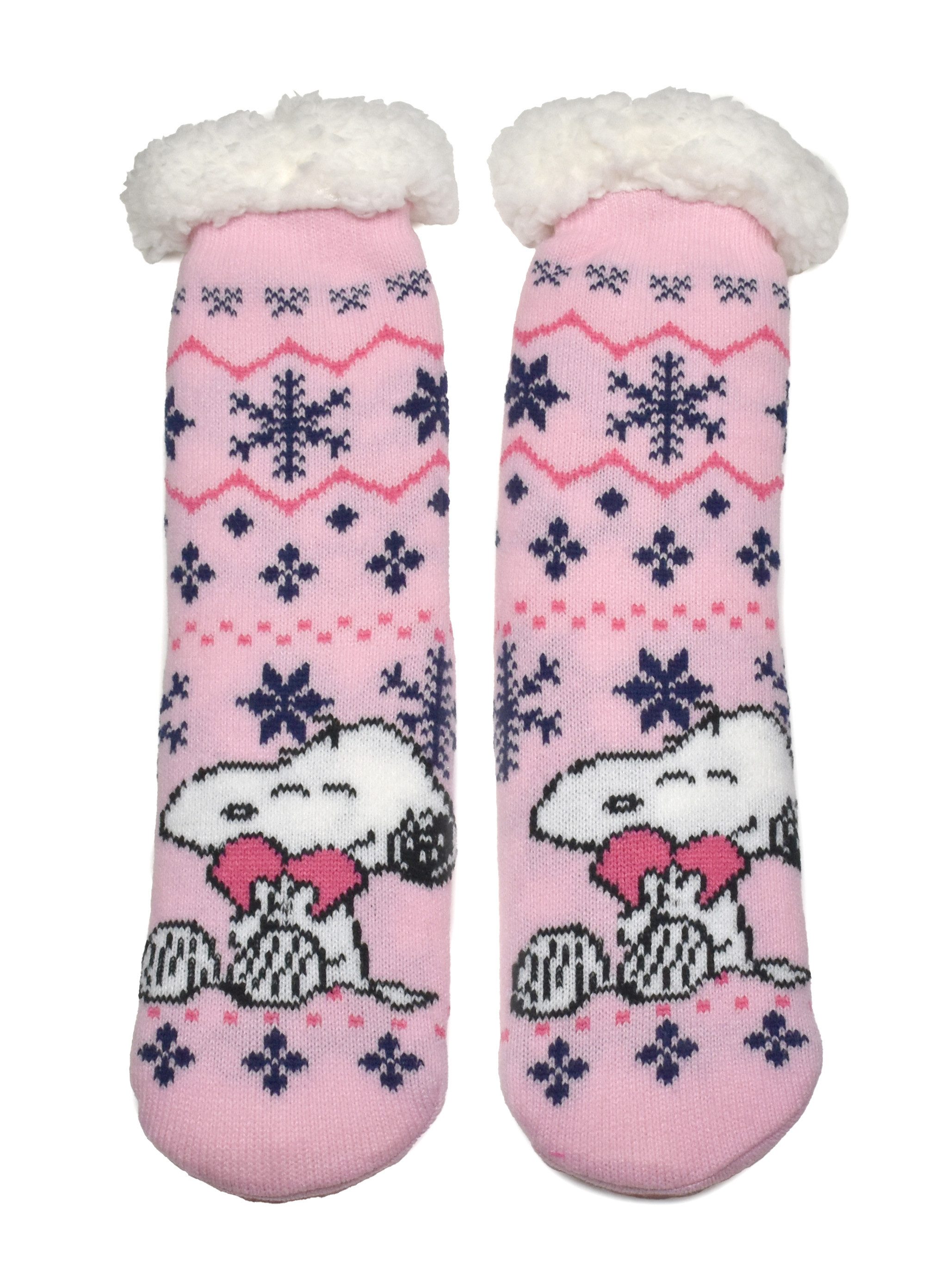 United Labels® Haussocken Peanuts Snoopy Hüttensocken Haussocken Kuschelsocken Socken