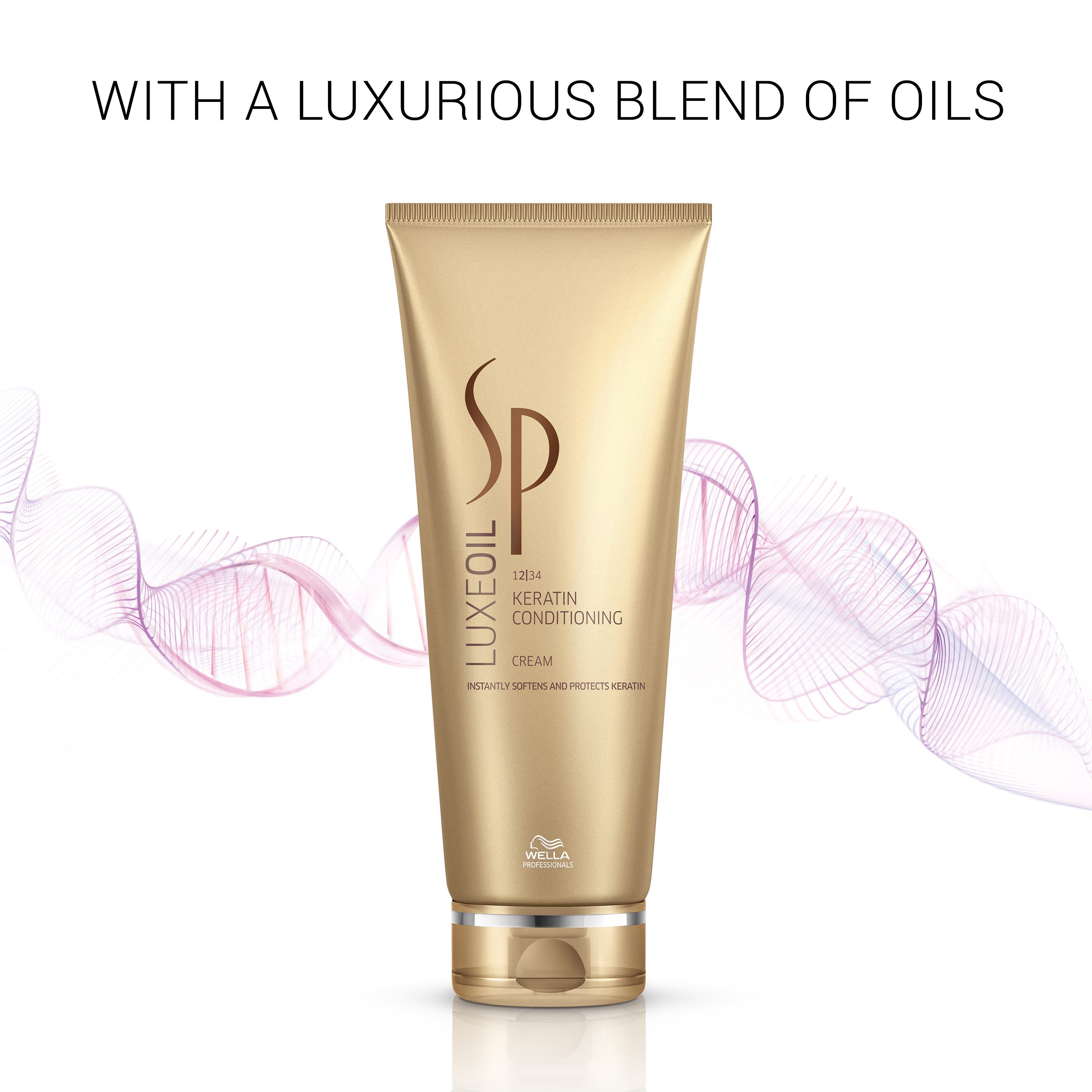Wella SP Haarspülung LUXE OIL CONDITIONER CREME, reichhaltige Öle, intensive Pflege, ultimativer Glanz, stärkend