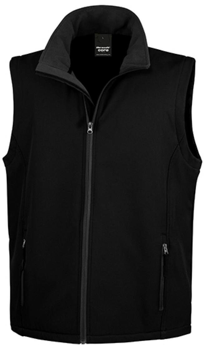 Funktionsweste Herren Soft Shell Bodywarmer / Wasserabweisend, atmungsaktiv
