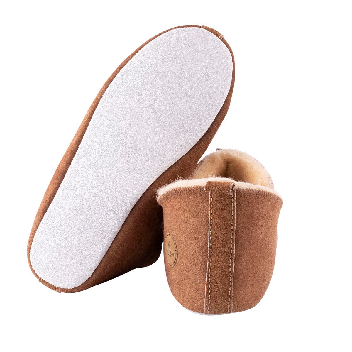 Shepherd Lina Hausschuh (1-tlg) Hausschuh - Einfaches An- und Ausziehen, Dekorative Ziernaht vorn